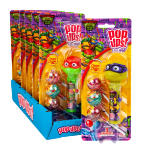 Flix Pop Ups! TMNT Chupa Chups Lollipops 6ct